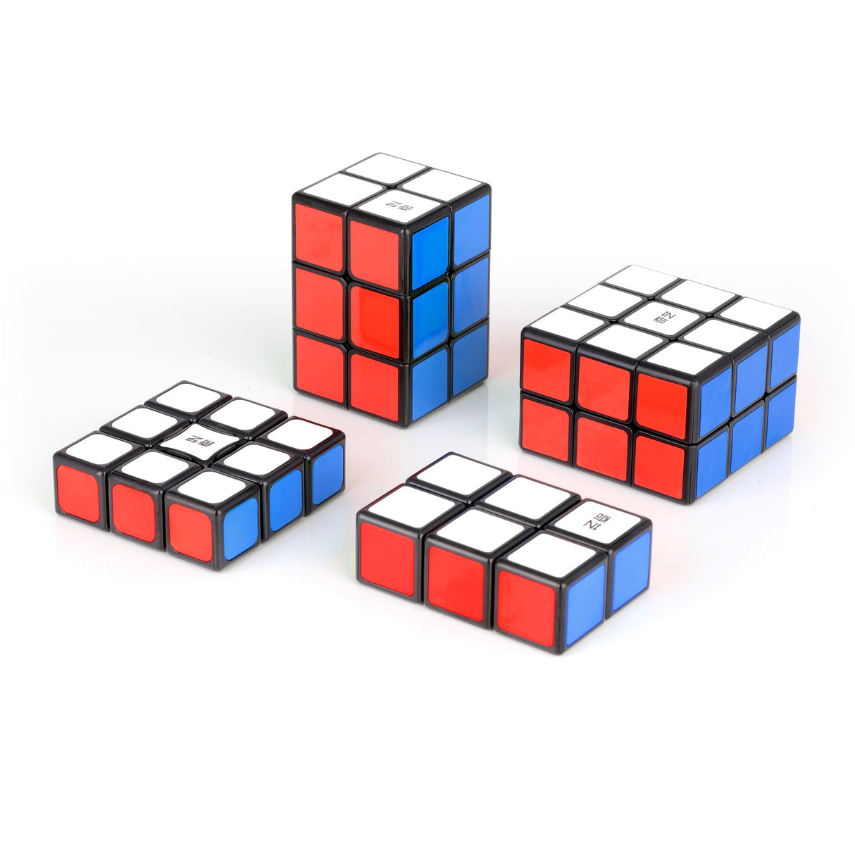 Rubik's cube QiYi Cuboid Bundle Speedcube Black