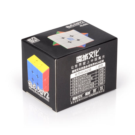 Rubik's cube MoYu 3x3 MeiLong 3M V2 Magnetic Speedcube Black