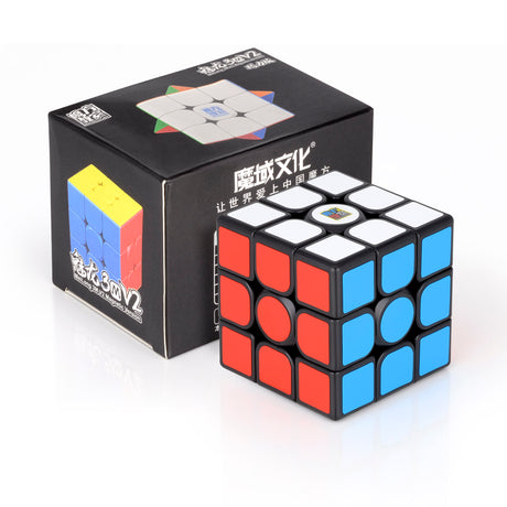 Rubik's cube MoYu 3x3 MeiLong 3M V2 Magnetic Speedcube Black