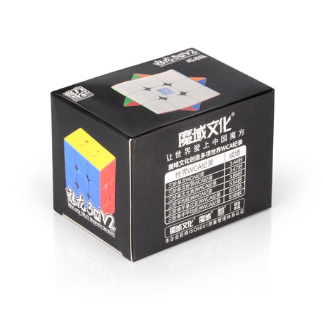 Rubik's cube MoYu 3x3 MeiLong 3M V2 Magnetic Speedcube Stickerless