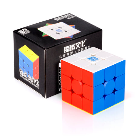 Rubik's cube MoYu 3x3 MeiLong 3M V2 Magnetic Speedcube Stickerless