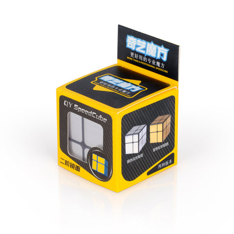 Rubik's cube QiYi 2x2 Mirror Speedcube Black Silver