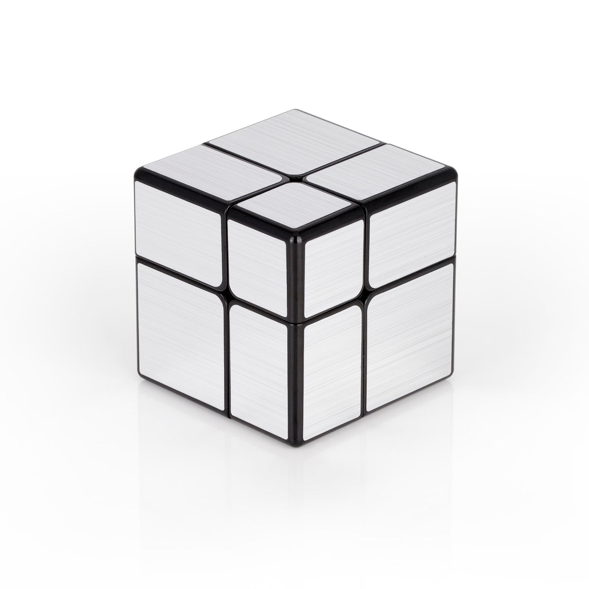 Rubik's cube QiYi 2x2 Mirror Speedcube Black Silver
