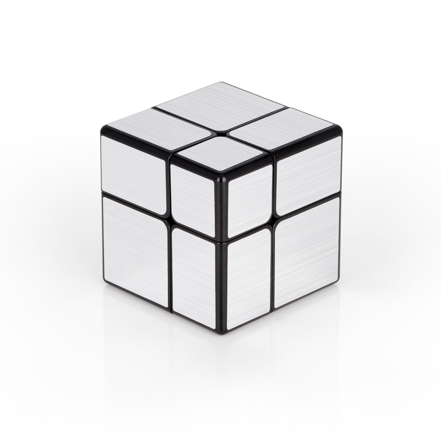 Rubik's cube QiYi 2x2 Mirror Speedcube Black Silver