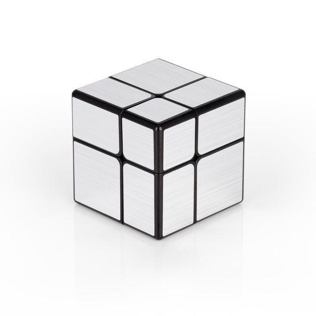 Rubik's cube QiYi 2x2 Mirror Speedcube Black Silver