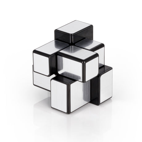 Rubik's cube QiYi 2x2 Mirror Speedcube Black Silver