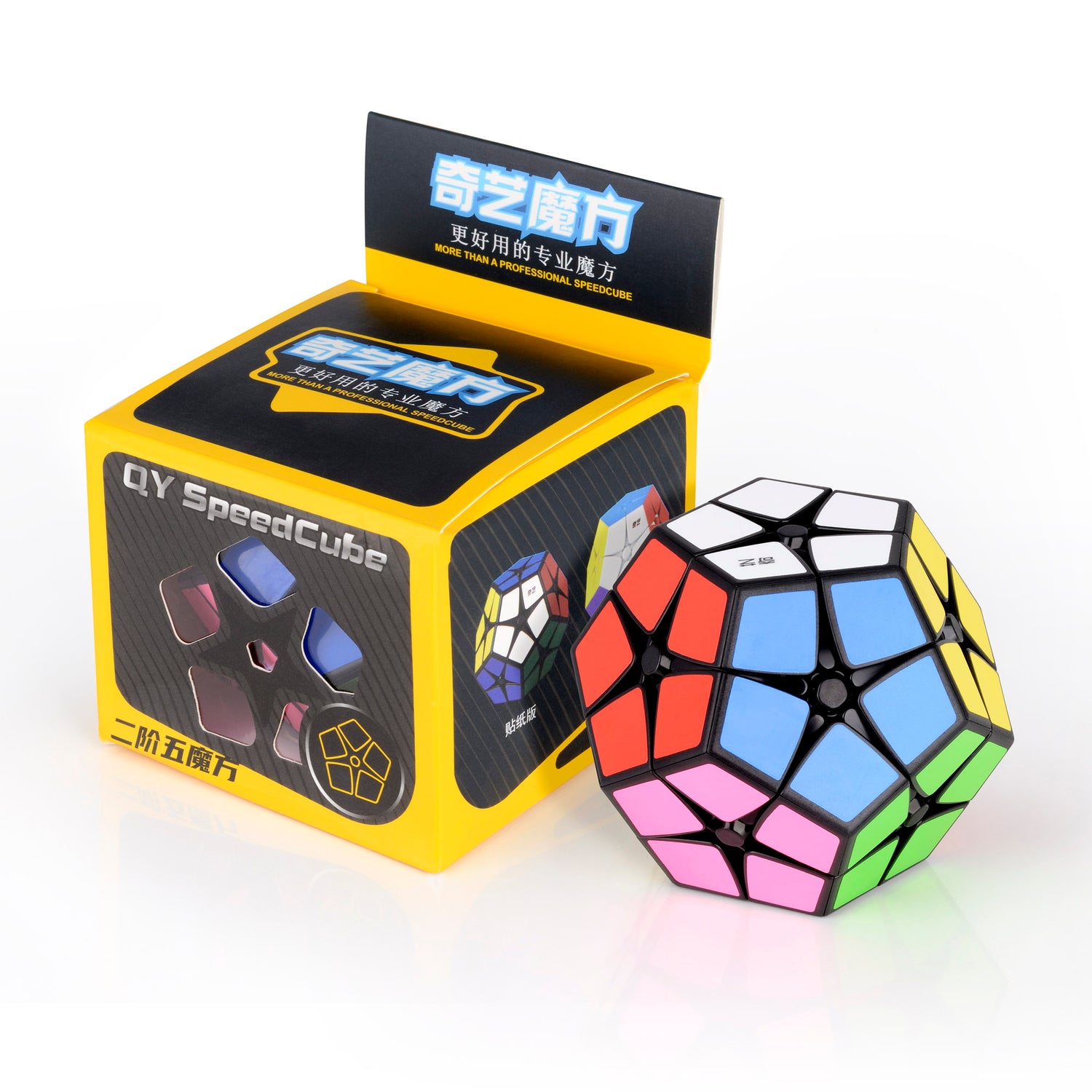 Rubik's cube QiYi 2x2 Kilominx Megaminx Speedcube Black