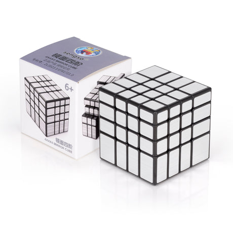 Rubik's cube SengSo 4x4 Mirror Speedcube Black Silver