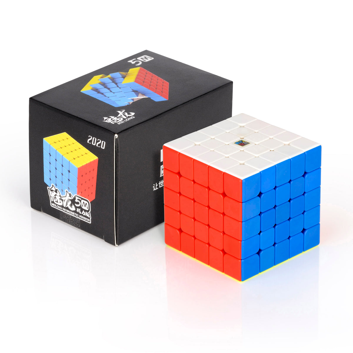 Moyu Cube Meilong 5 &ndash; Cubo Magico 5x5x5 Senza Adesivi, Multicolore, MF8890